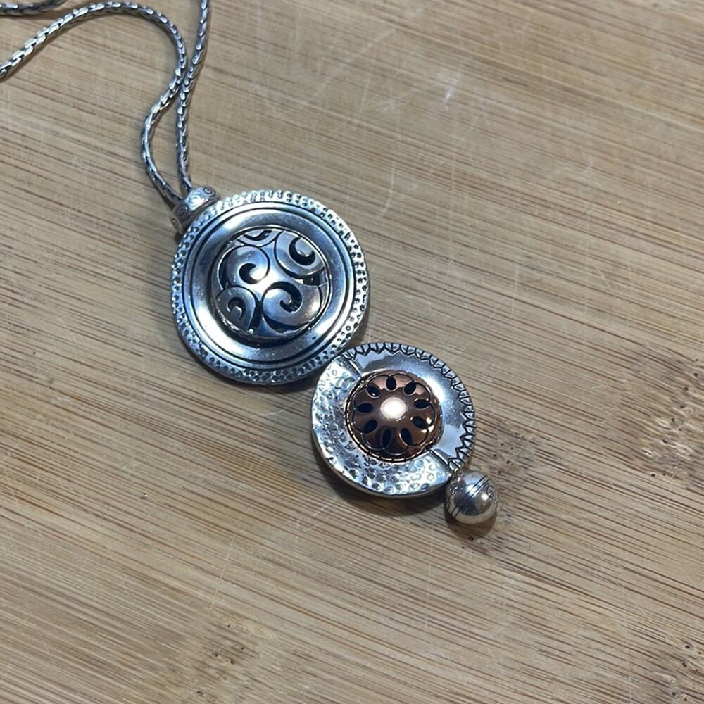 Brighton mixed metals necklace - Picture 2 of 5